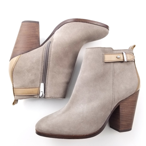Coach Shoes - Coach Hewes Gray Suede Boots